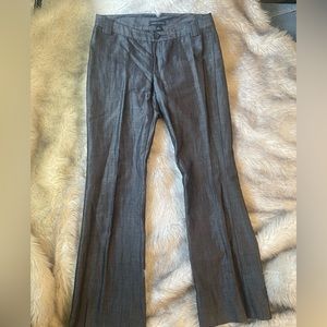Banana Republic black chambray trousers~like new~